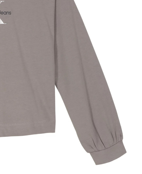 Детский лонгслив Calvin Klein с логотипом 1159837774 (Серый S)
