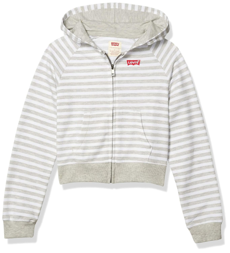 Стильна дитяча толстовка Levi's на блискавці 1159837798 (Білий 104-110)
