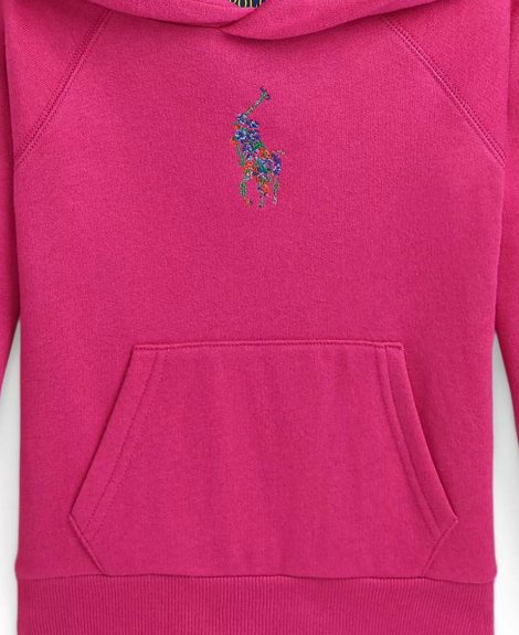 Детская худи Polo Ralph Lauren флис 1159837876 (Розовый XL)