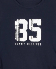 Детский лонгслив Tommy Hilfiger с логотипом 1159832593 (Синий S)