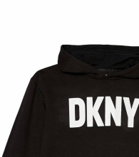 Детское худи DKNY с капюшоном 1159833571 (Черный S)