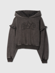 Дитяче худи з логотипом GAP кофта з капюшоном 1159834853 (Сірий XL)