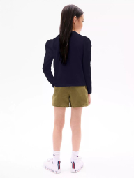 Детский лонгслив Tommy Hilfiger с вышитым логотипом 1159836001 (Синий M)