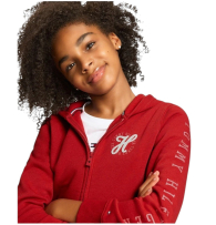 Дитяча толстовка Tommy Hilfiger фліс 1159837211 (Червоний 2T)