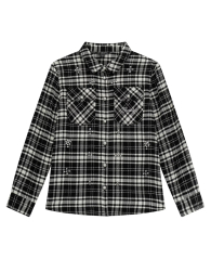 Детская рубашка GUESS с отделкой камнями 1159837564 (Черный/Белый 14)