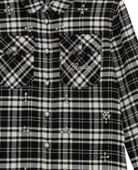 Детская рубашка GUESS с отделкой камнями 1159837564 (Черный/Белый 14)
