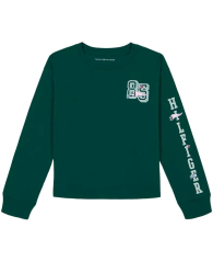 Дитячий лонгслів Tommy Hilfiger з логотипом 1159837607 (Зелений S)