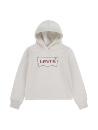 Стильное детское худи Levi's на флисе 1159837714 (Молочный 98-104)