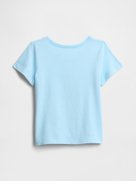 Футболка для малышей GAP с принтом 1159851794 (Голубой 6-12M) на рост 70 см