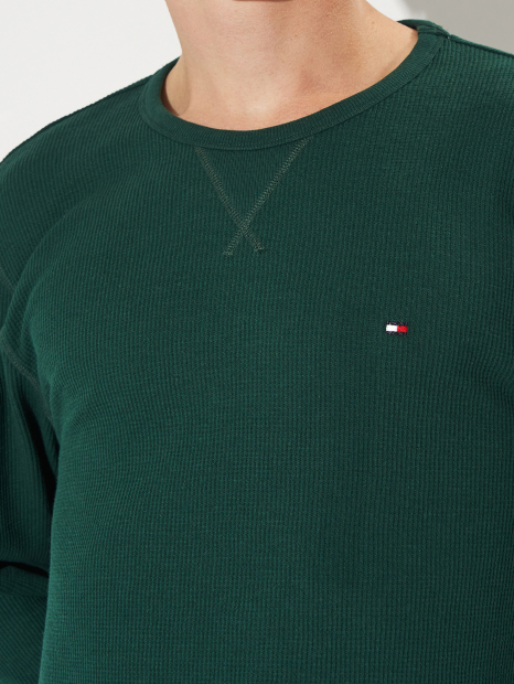 Домашний лонгслив Tommy Hilfiger кофта 1159839100 (Зеленый L)