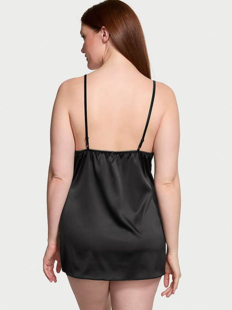 Легкое платье-комбинация Victoria's Secret для дома и сна 1159839270 (Черный XL)
