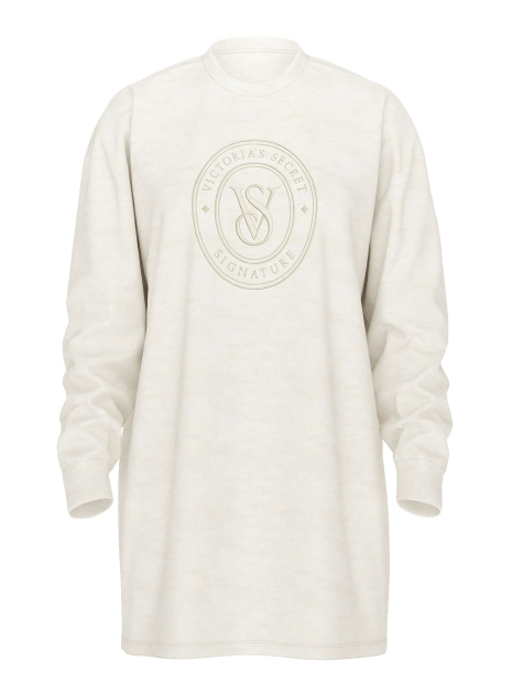 Домашнее платье Victoria’s Secret туника с логотипом 1159841039 (Молочный XL/XXL)
