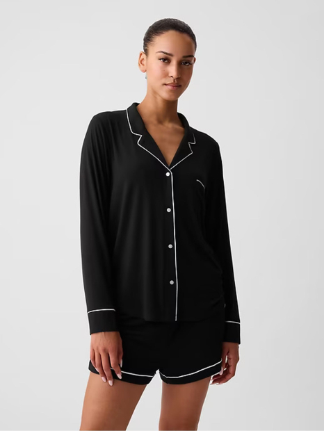 Рубашка пижамная Gap для дома 1159847985 (Черный S)
