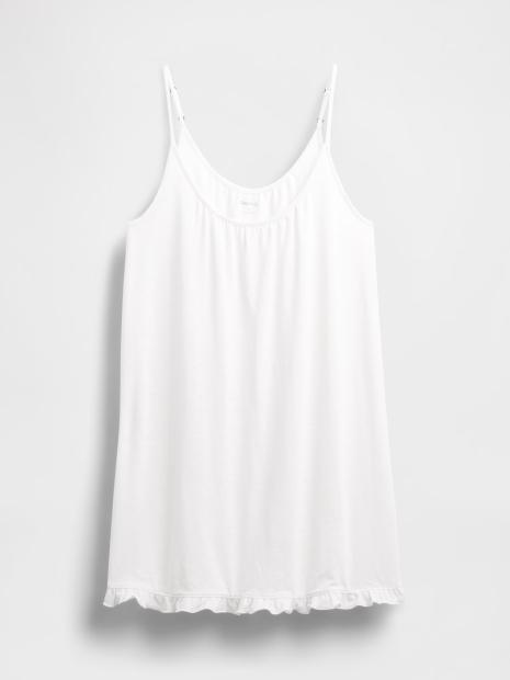 Домашнее платье GAP на бретелях 1159848203 (Белый L)