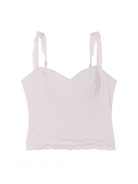 Майка жіноча Victoria's Secret з мереживом 1159849111 (Сірий XS)