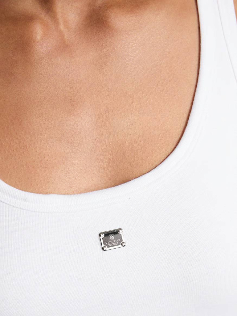 Домашнее хлопковое платье Victoria's Secret 1159849819 (Белый S)