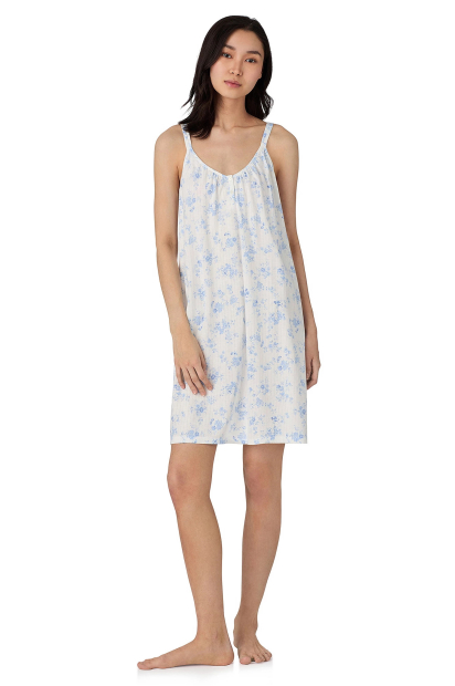 Женское домашнее платье Ralph Lauren для сна 1159852020 (Белый/Голубой XS)