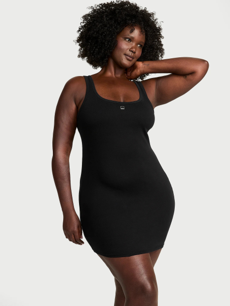 Домашня бавовняна сукня Victoria's Secret 1159852107 (Чорний XL)