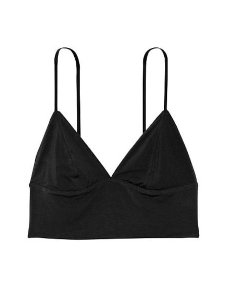 Домашний топ Victoria's Secret укороченная майка 1159855534 (Черный M)