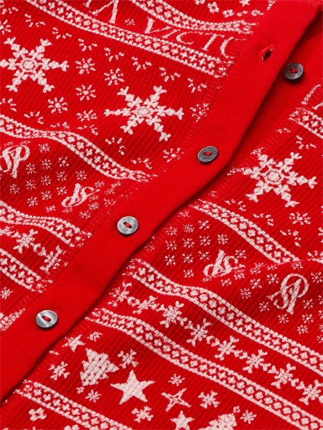 Домашний лонгслив Victoria's Secret 1159855945 (Красный XL)