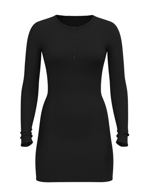 Домашня сукня Victoria's Secret у рубчик 1159859132 (Чорний M)