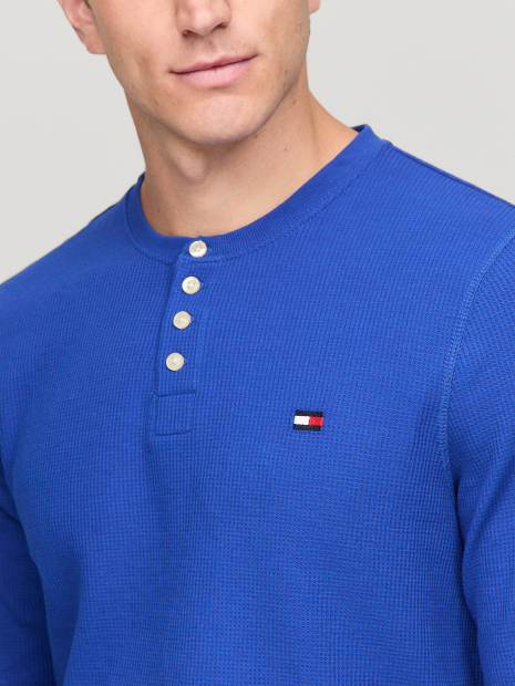 Чоловічий лонгслів Tommy Hilfiger кофта 1159859770 (Синій M)