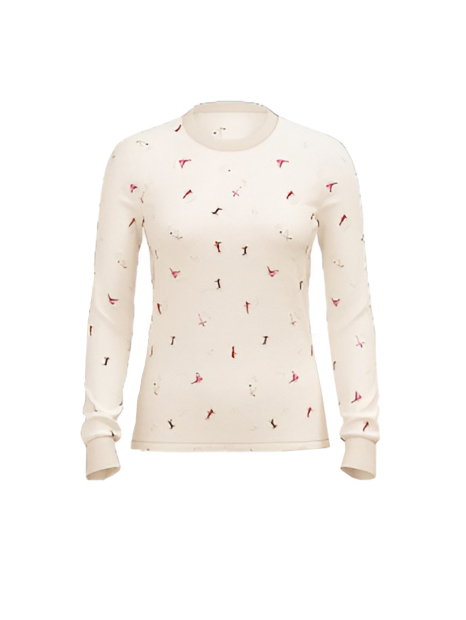 Домашній лонгслів Victoria's Secret із вафельної тканини 1159859986 (Білий XXL)