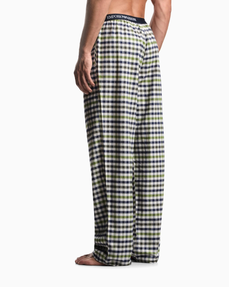 Мужские пижамные штаны Emporio Armani 1159860476 (Синий/Зеленый S)
