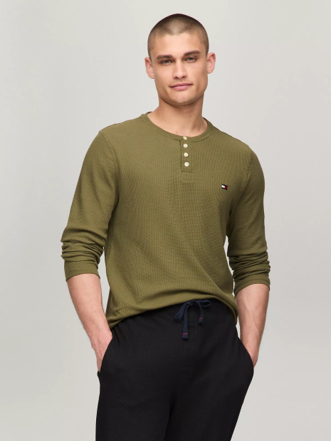 Лонгслив мужской Tommy Hilfiger кофта 1159860646 (Зеленый L)