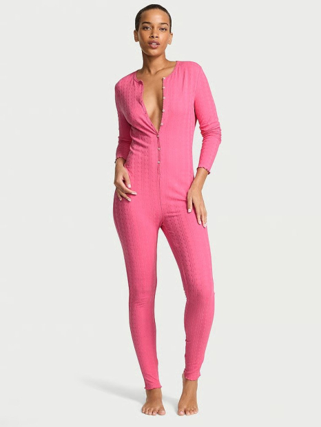 Женский домашний комбинезон Victoria's Secret 1159861116 (Розовый S)
