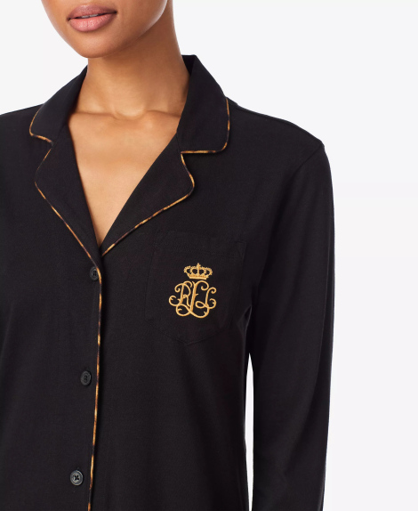 Домашня сукня-сорочка для сну Ralph Lauren 1159861216 (Чорний L)