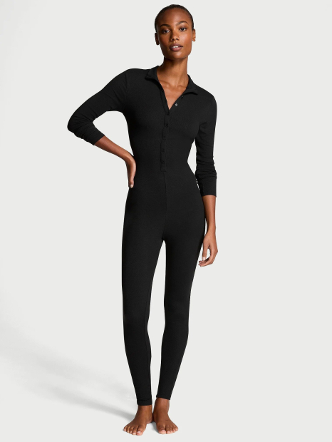 Женский домашний комбинезон Victoria's Secret 1159861243 (Черный S)