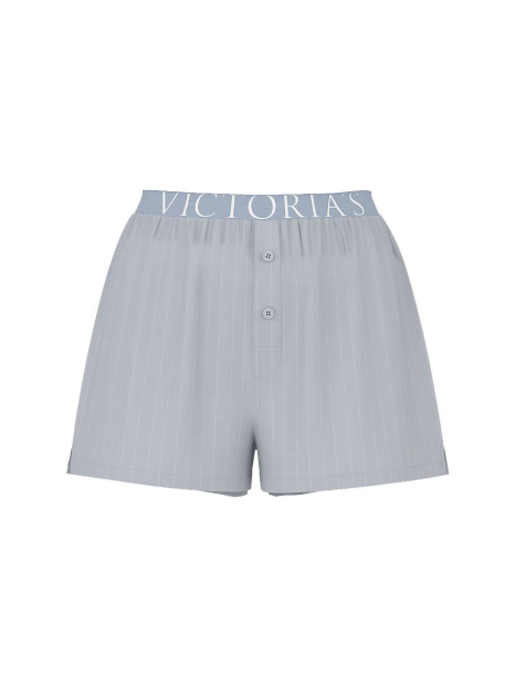 Домашні шорти Victoria's Secret в смужку 1159862244 (Синій XS)