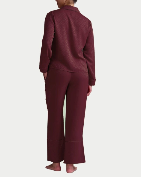 Сатиновые домашние штаны Tommy Hilfiger 1159863758 (Бордовый L)