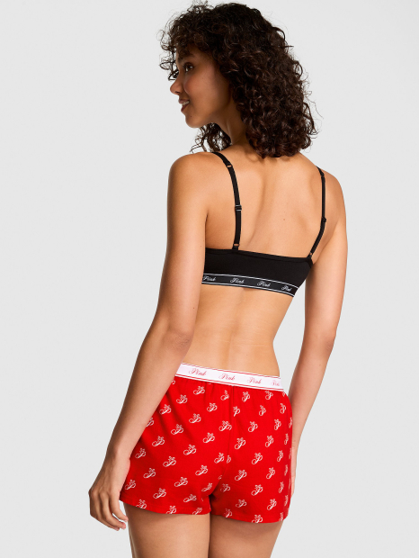 Женские пижамные шорты Victoria's Secret Pink 1160019593 (Красный XXL)