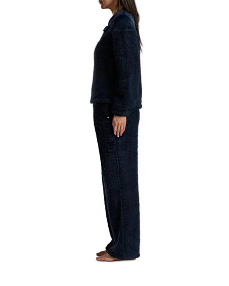 Женская пижама из экомеха Tommy Hilfiger кофта и штаны 1160164150 (Синий XL)