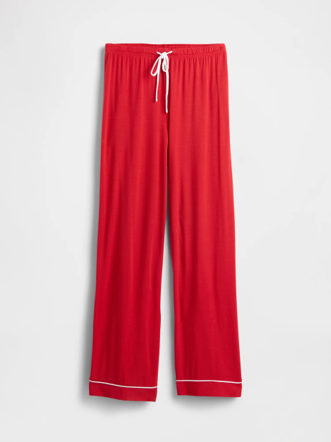 Женские лёгкие пижамные штаны GAP 1161390492 (Красный XL)