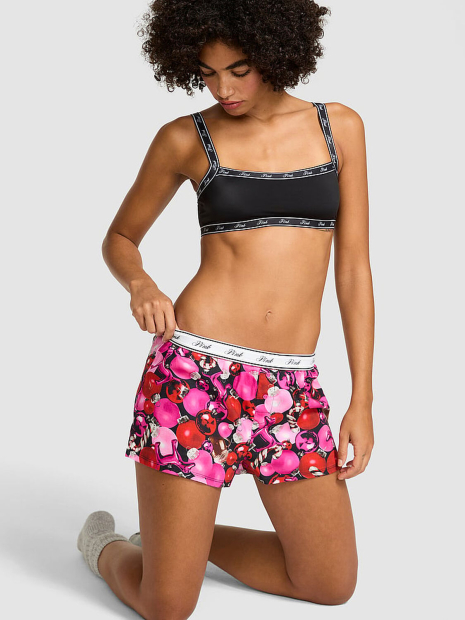Домашние шорты Victoria's Secret Pink 1161562380 (Розовый/ Красный S)