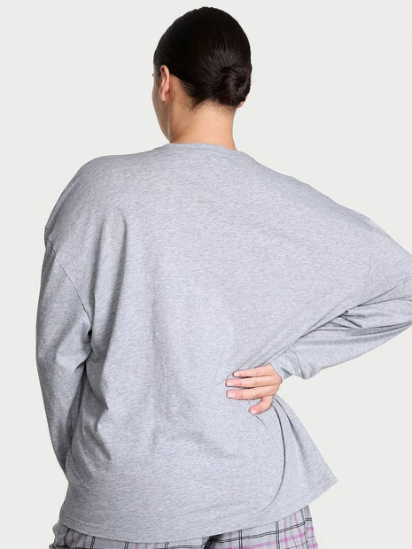 Домашний лонгслив Victoria's Secret 1162754970 (Серый S)