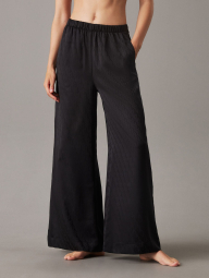 Сатиновые домашние штаны Calvin Klein 1159840624 (Черный M)