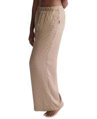 Сатиновые домашние штаны Calvin Klein Wide Leg 1159840829 (Коричневый S)