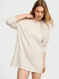 Домашнее платье Victoria’s Secret туника с логотипом 1159841039 (Молочный XL/XXL)