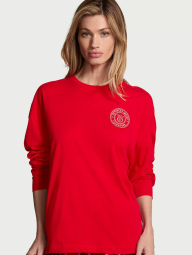 Жіночий лонгслів Victoria's Secret зі стразами 1159841140 (Червоний XXL)