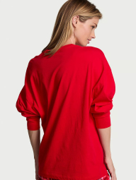 Жіночий лонгслів Victoria's Secret зі стразами 1159841140 (Червоний XXL)