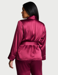 Домашняя рубашка на запах Victoria’s Secret 1159847078 (Бордовый M)