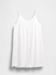 Домашнее платье GAP на бретелях 1159848203 (Белый L)