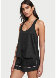 Женская домашняя майка Victoria's Secret 1159848967 (Черный L)