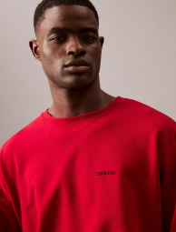 Мужской домашний лонгслив Calvin Klein с логотипом 1159850603 (Красный L)