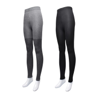 Жіночі колготки без стоп GAP комплект із 2 штук з флісовою підкладкою 1159851215 (Чорний/Сірий M/L)