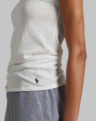 Домашняя майка Polo Ralph Lauren 1159852521 (Молочный M)